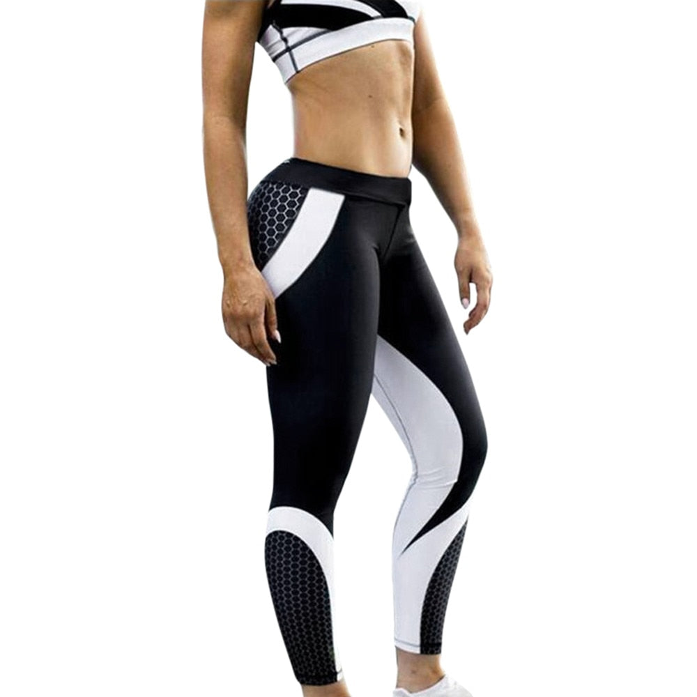 Leggings sport women fitness 3D Print  Yoga Skinny Workout Gym Leggings Sports Training Cropped Pants workout leggings-4