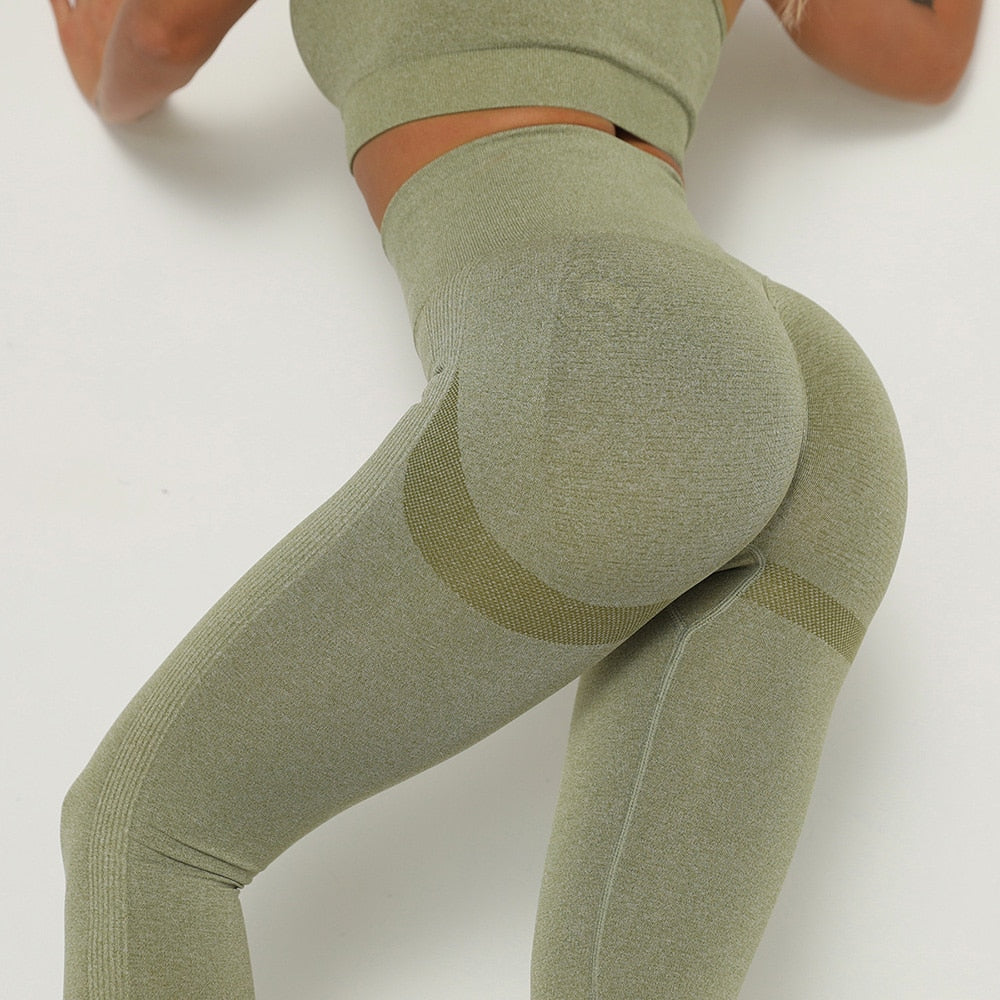 Women High Waist Seamless Leggings Gym Leggings Sport Fitness Legins Sportowe Yoga Pants Scrunch Butt Leggings Running-1