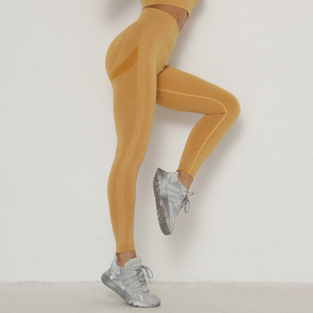 Women High Waist Seamless Leggings Gym Leggings Sport Fitness Legins Sportowe Yoga Pants Scrunch Butt Leggings Running-14