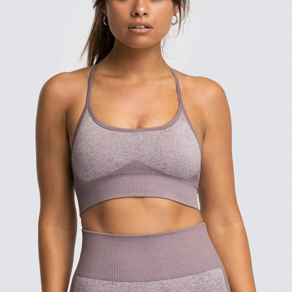 Sports Bra Women Fitness Top Seamless Yoga Bra Vest Running Yoga Gym Crop Top Women Push Up Sport Bra Top-0