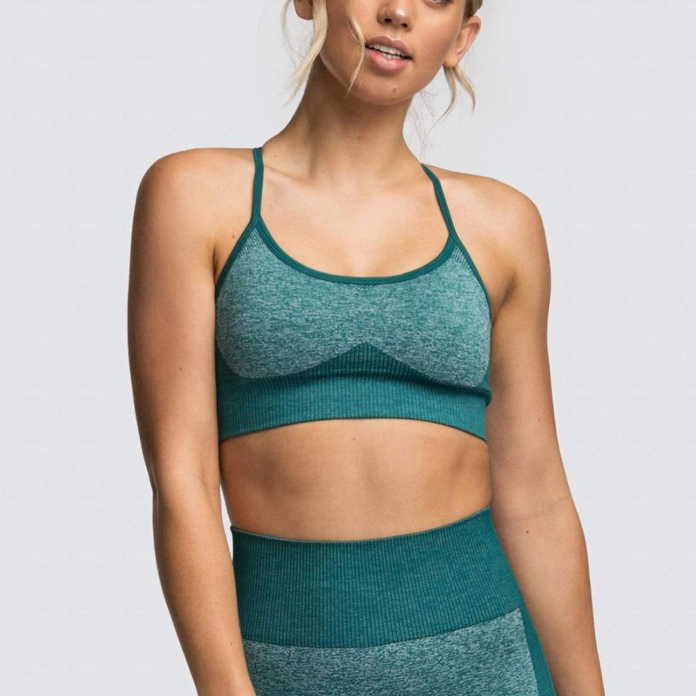 Sports Bra Women Fitness Top Seamless Yoga Bra Vest Running Yoga Gym Crop Top Women Push Up Sport Bra Top-3