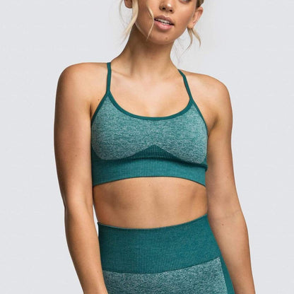 Sports Bra Women Fitness Top Seamless Yoga Bra Vest Running Yoga Gym Crop Top Women Push Up Sport Bra Top-3