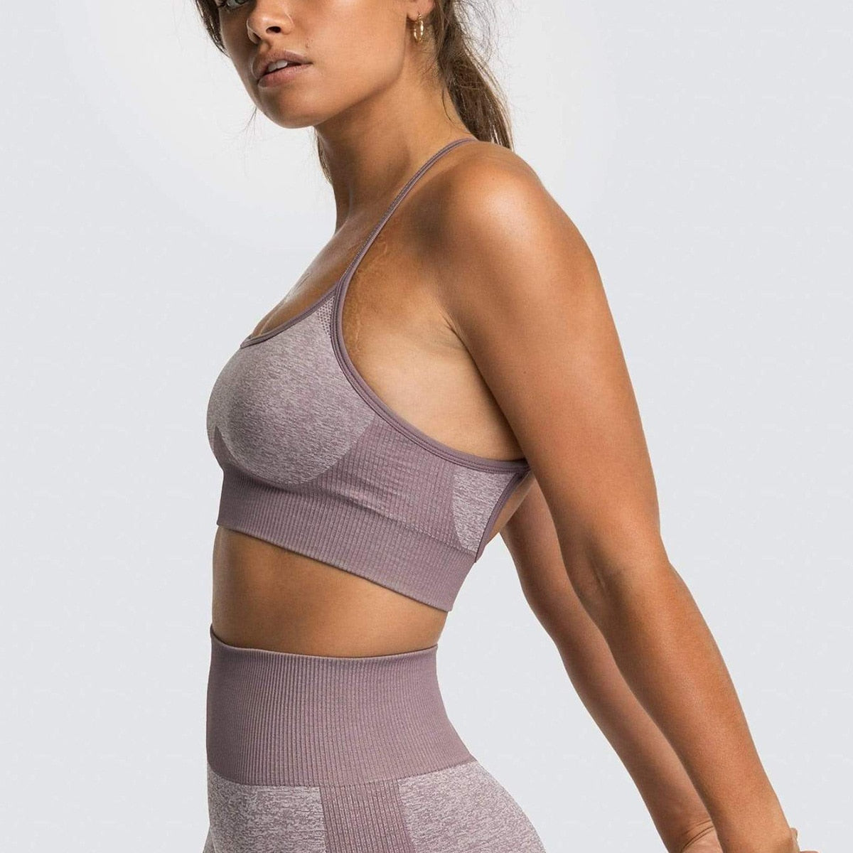 Sports Bra Women Fitness Top Seamless Yoga Bra Vest Running Yoga Gym Crop Top Women Push Up Sport Bra Top-2